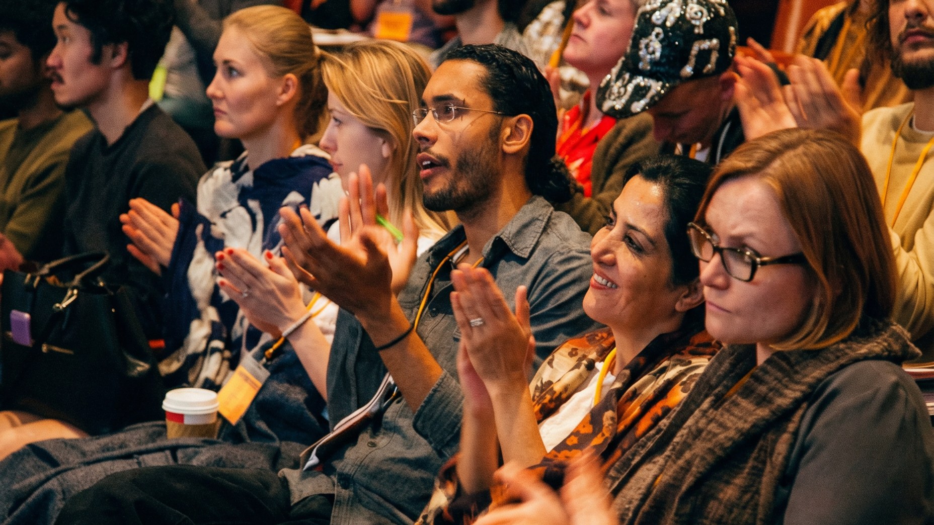 Audience members at a Horizons conference