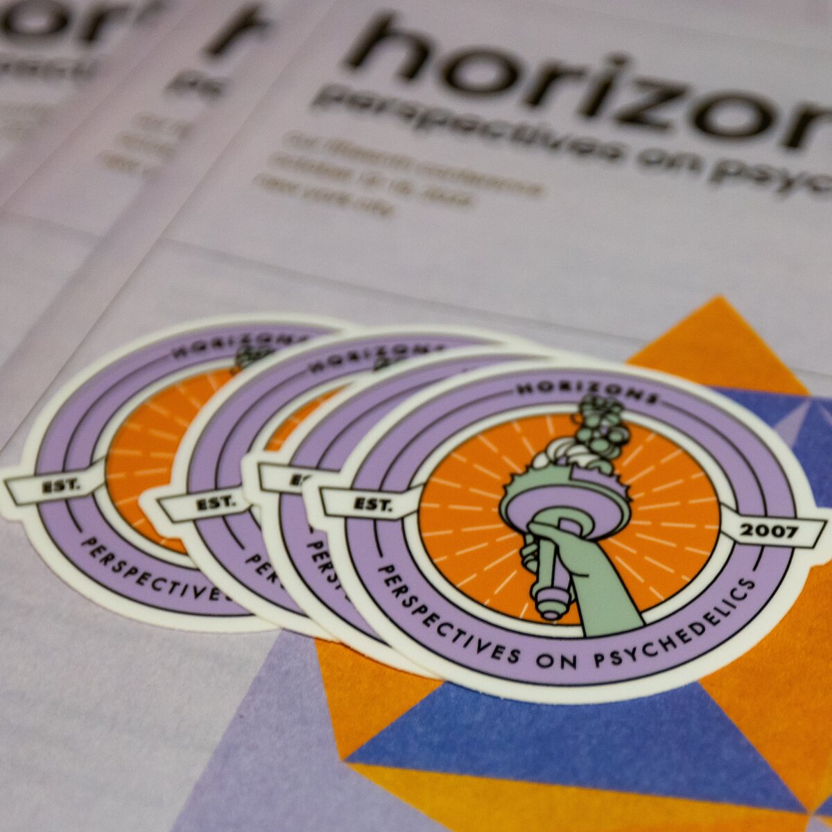 Horizons program stickers